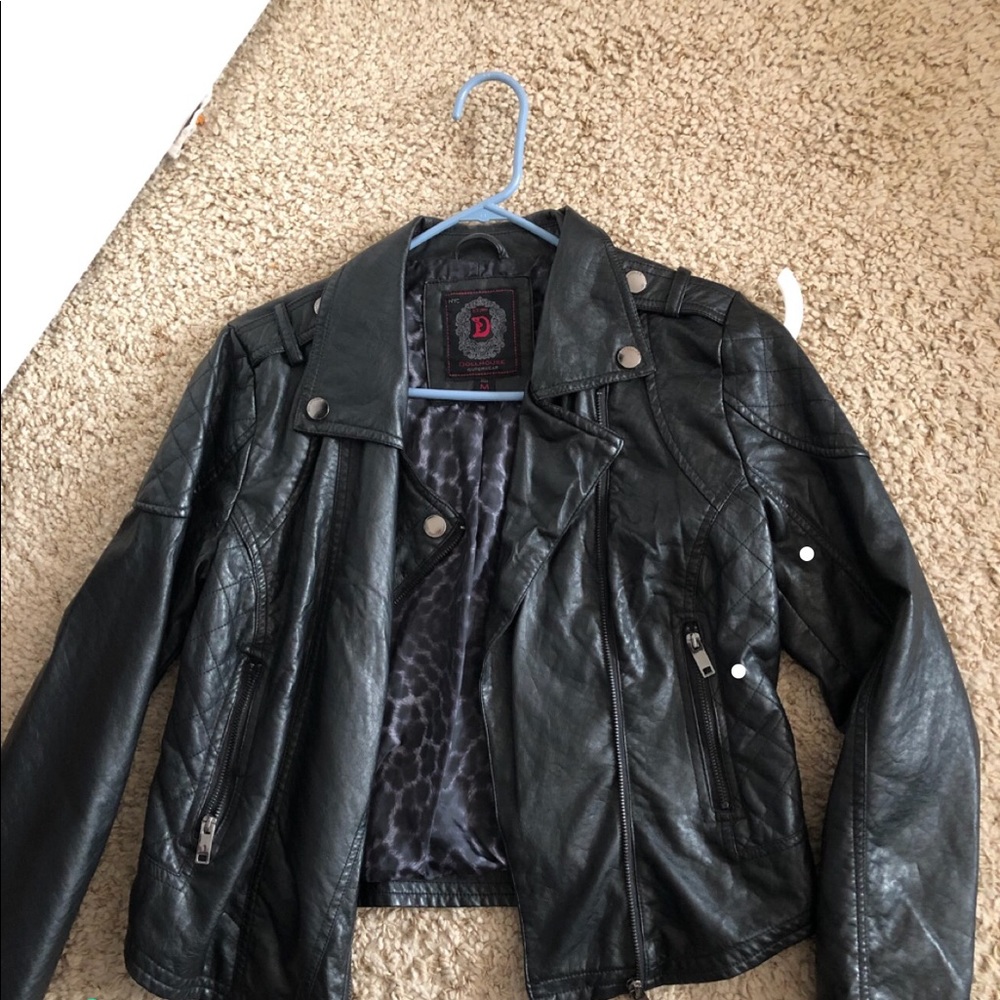Cute leather jacket